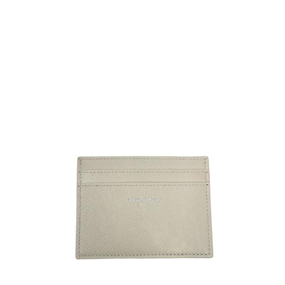 SAINT LAURENT Accessories - SAINT LAURENT pre-loved paris card case in blanc vintage